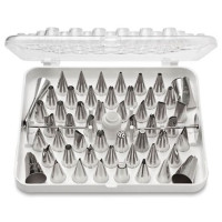 Ateco 783 - 55 pieces Stainless Steel Decorating Tube Set